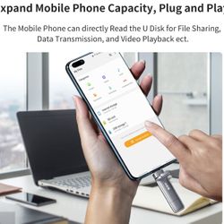 SSK 256 GB External USB C SSD Flash Drive Up to 550MB/s 2-in-1 Type C+ USB A USB3.2 Gen2 Solid State Thumb Drive, Memory Stick Data Storage for iPhone