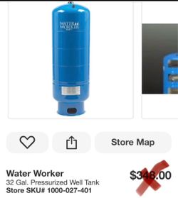 Water Worker 32 Gal. Pressurized Well Tank