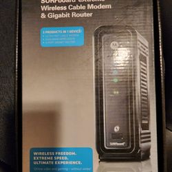 Motorola Modem+wifi router