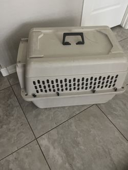 Portable dog cage