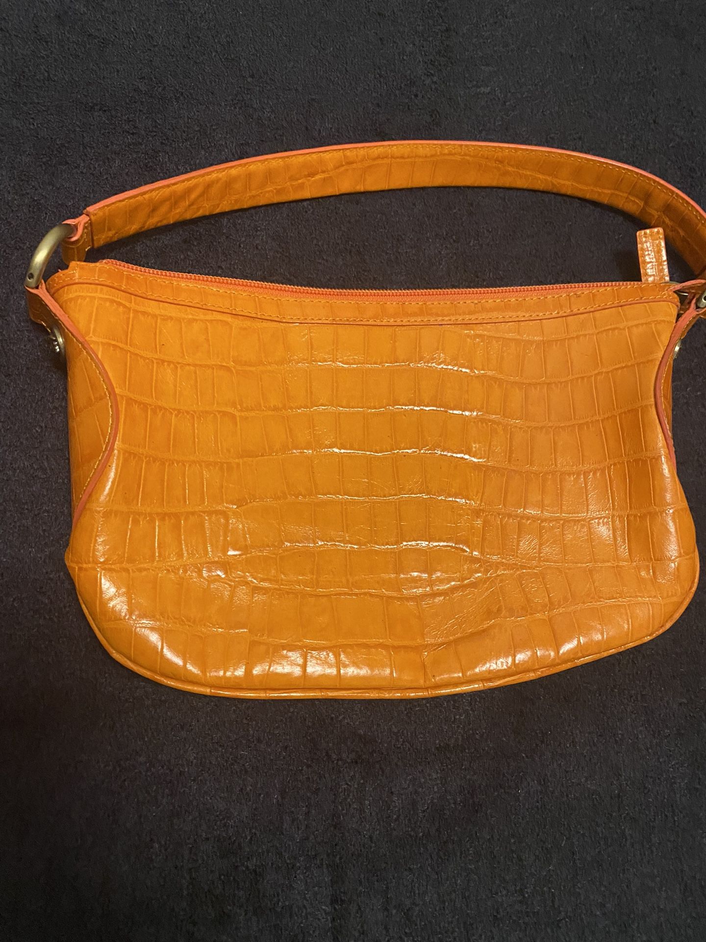 Versace Orange Mini Shoulder Bag