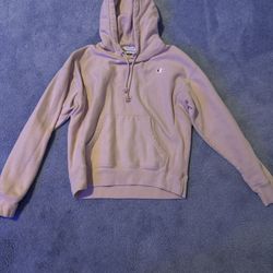 Pink champion hoodie 