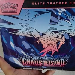 Pokemon Chaos rising elite trainer box new sealed pokémon TCG trading card game