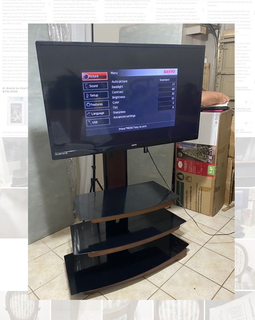 ‘50’ Inch TV & Stand 