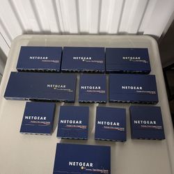 Lot of 11 Netgear switches