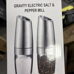 GRAVITY ELECTRIC SALT & PEPPER MILL