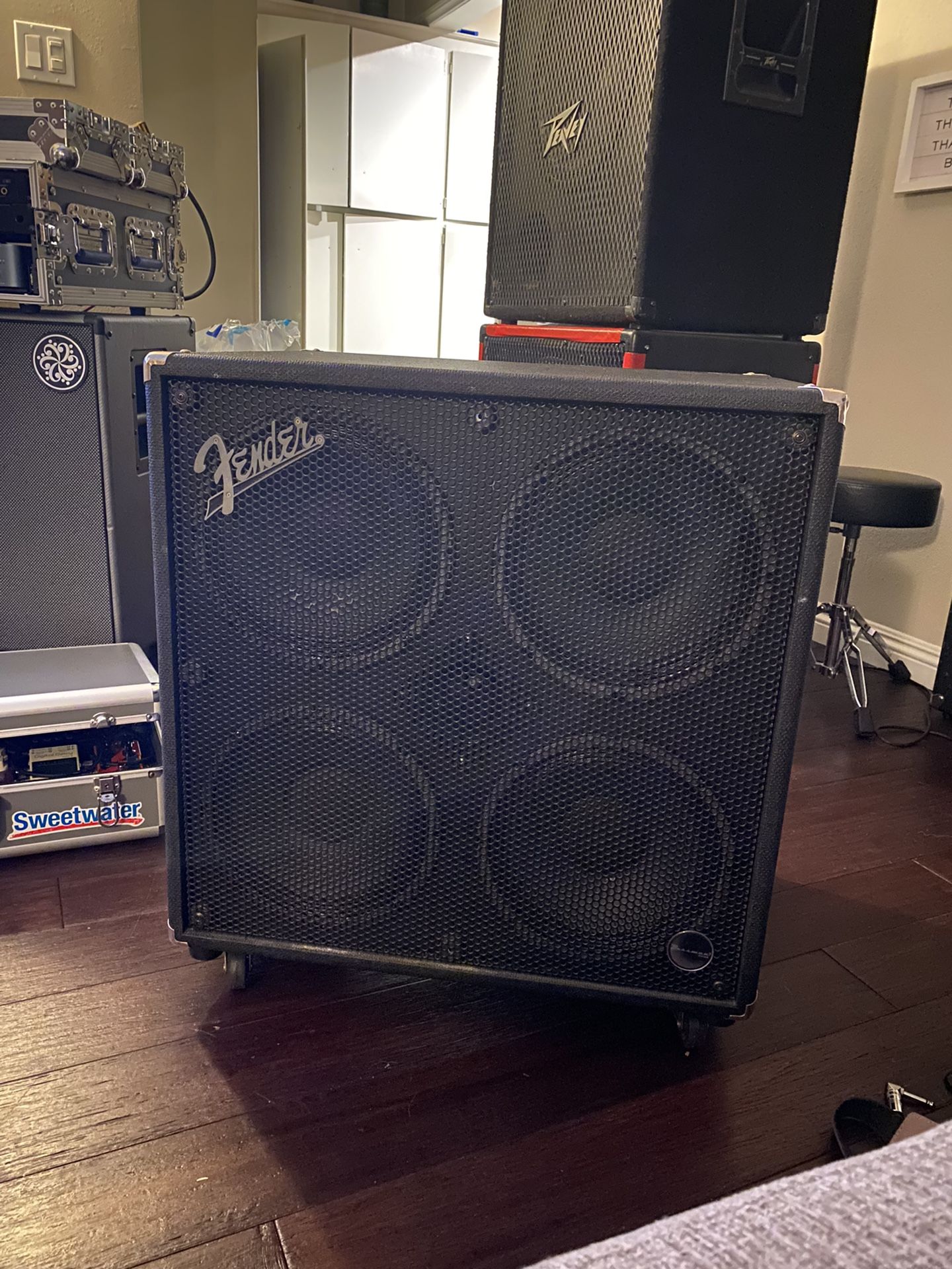 Fender Bassman 4x10 With NEW Eminence Legend BP102 Complete Speaker Replacement.