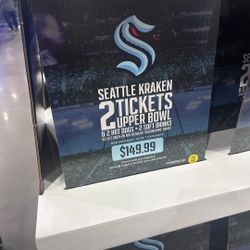 2 Seattle Kraken Tickets 