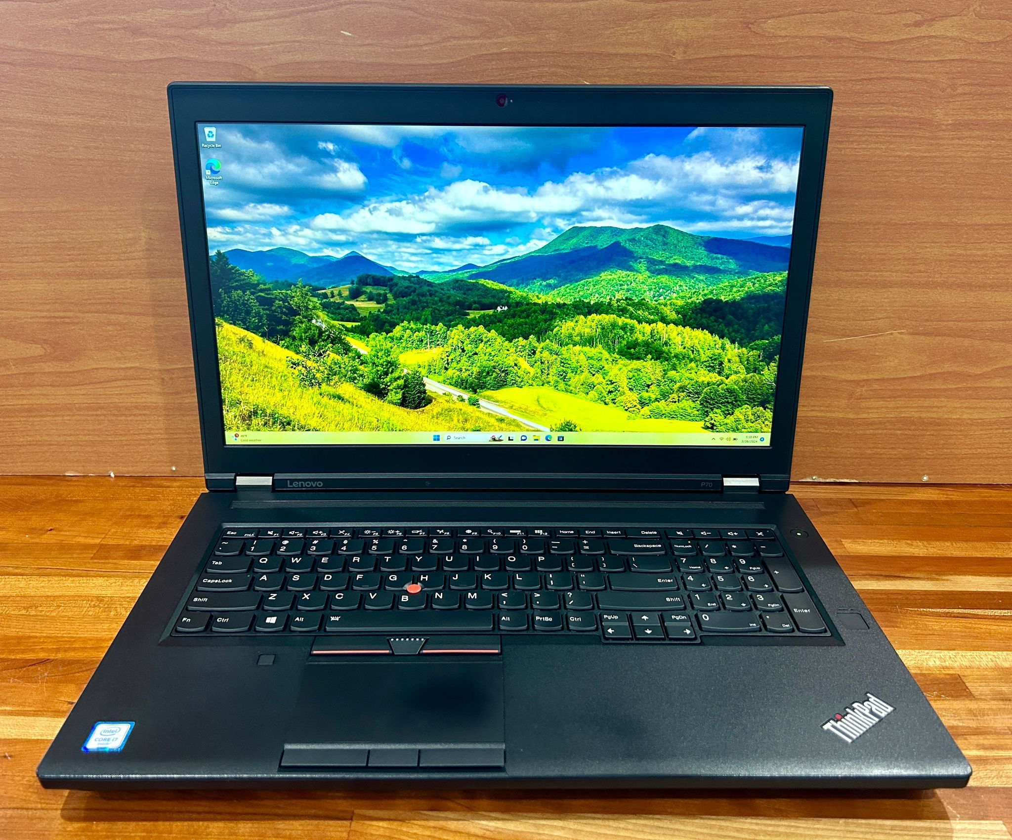 Lenovo P70 17” laptop i7-6700HQ 2.59Ghz 32GB RAM 512GB SSD Fully Functional!!