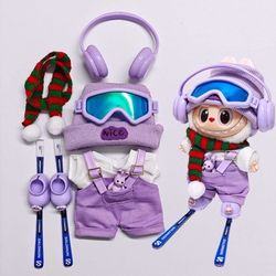 Clothes 5Pcs Ski Set For LABUBU (DOLL NOT INCLUDED)