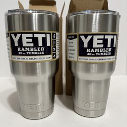 2 Brand New Yeti Ramblers
