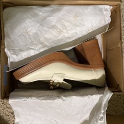 JustFab Daria Block Heel Loafer