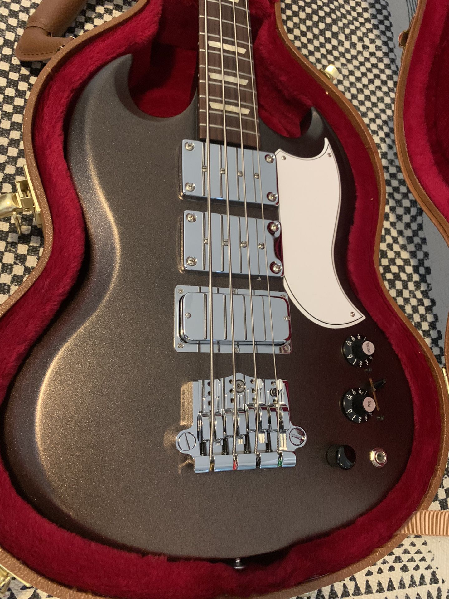 Gibson SG Standard Bass Chocolate Sparkle Genuine Mod Shop WOHSC
