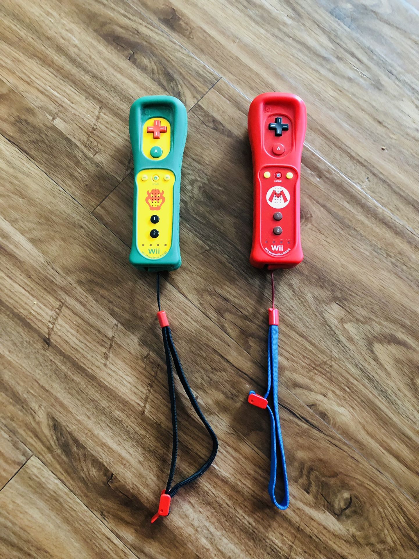 Nintendo Wii Bowser and Mario Edition Controllers