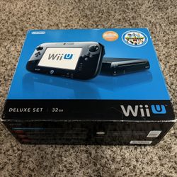 ①Nintendo Wii U set in the box