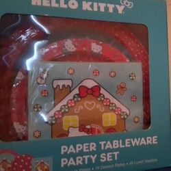 $8 Hello Kitty  Paper Tableware Set