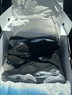 Chrome Jordan 8s