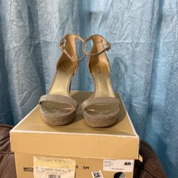 Michael Kors Gold Heels