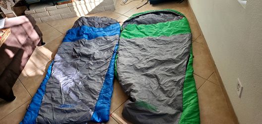 Camping Gear Sleeping Bags + Coleman stove