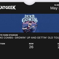 Luke Combs Concert Tickets
