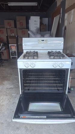 Whirlpool White Gas Range Stove