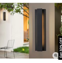 OUPAVOCS  21" Black LED Outdoor Wall Lights
ONLY 1 AVAILABLE