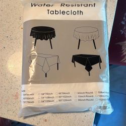 New Tablecloths