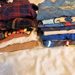 Bundle of 5t boy shirts