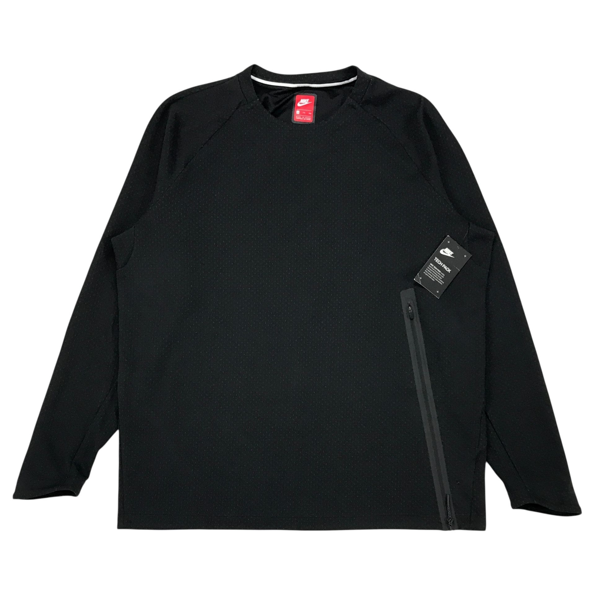 Nike Tech Fleece Crewneck 2XL XXL Black Sweatshirt Pullover Travis Scott BRAND NEW