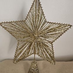 Gold tree topper 
