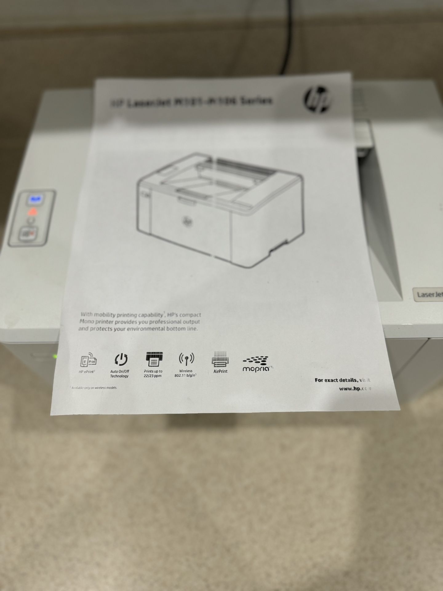 3 HP LaserJet Pro M102w Wireless Monochrome Laser . Good ink . for Sale in Miami, FL OfferUp