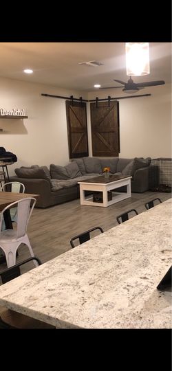 Grey Couch (sectional) 4 pieces