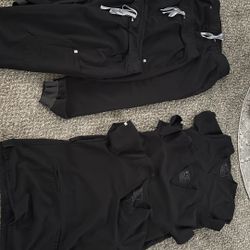 Black Scrubs -Figs 3 Sets