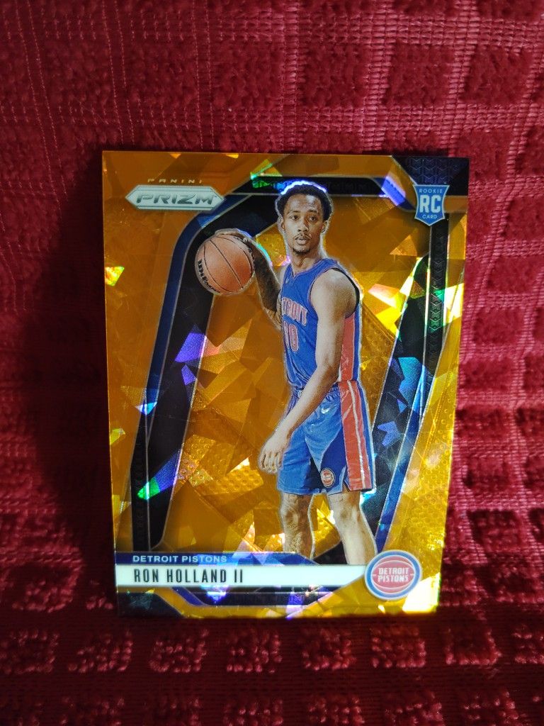 Ron Holland II 2024 Prizm #269 Fast Break Orange /125 Rookie PSA 10