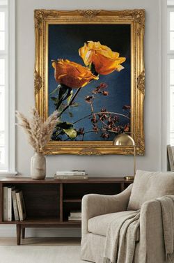 Persian Pictorial Rug Wall Art - Imported, High Density Machine Woven