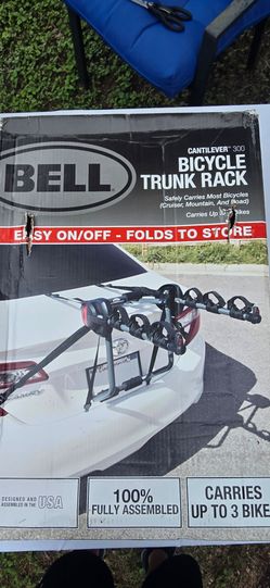 Bell Cantilever 300 3-Bike Trunk Rack – NEW Factory Sealed