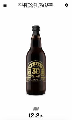 Firestone Walker 30th Anniversary Ale