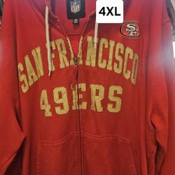 49ers Jacket Size 4xl