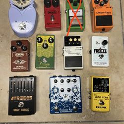 GUITAR/BASS PEDAL LOT (Boss, Earthquaker, Way Huge, MXR)