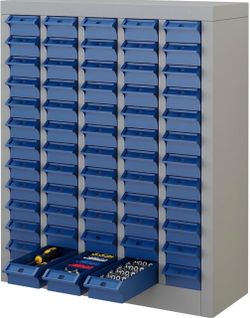 60 Drawer Parts Storage Cabinet For Screws, Bolts, Nails, Tools, Hardware Parts Organizer Cabinet, Tool Storage Cabinet, Compact Plastic Drawer Unit I