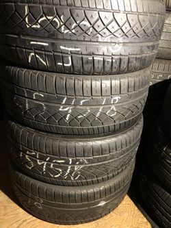 215/45/18 Continental extreme contact set of 4 tires good condition 60% tread $200 for 4 tires .