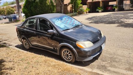 Toyota Echo Black 4-Door Sedan