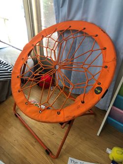 Bunjo Orange Bungee Folding Chair