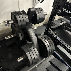 500 lb Iron Grip Olympic Plates + TAG Fitness Plate Tree (Commercial Grade)