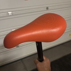 BMX Seat, Mission Orange BMX Seat