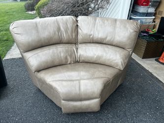 Leather wedge Seat