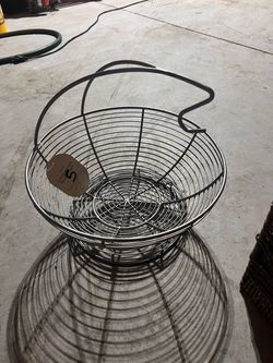 Chrome Wire Fruit Basket with Banana Hanger