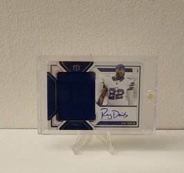 Ray Davis National Treasures Rookie Patch Autograph Numbered /99 