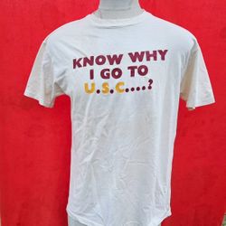 Vintage USC Trojans Mens XL T-Shirt Single Stitch College