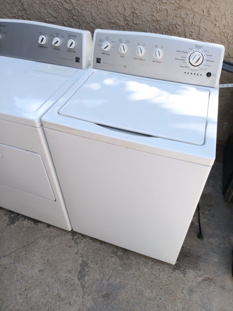 Kenmore Washer And Gas Dryer Large Capacity 